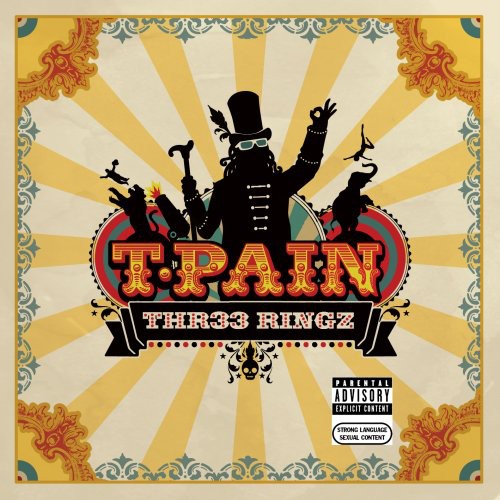 T-Pain - Thr33 Ringz vinyl record cover