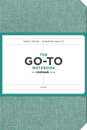 Chronicle Books - Go-To Notebook with Mohawk Paper, Sage Blue Blank