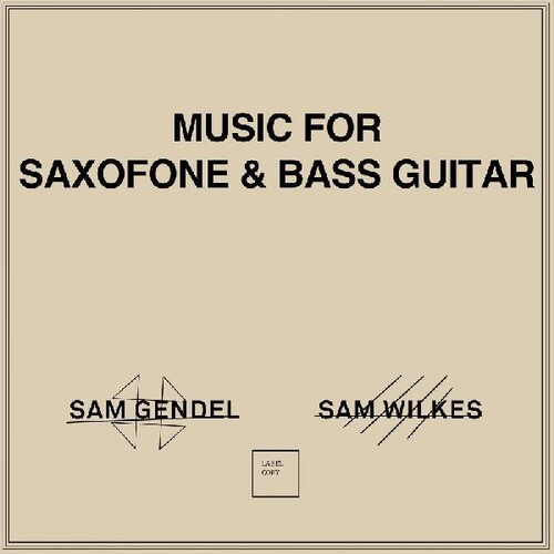 Sam Gendel / Wilkes,Sam - Music For Saxofone & Bass Guitar