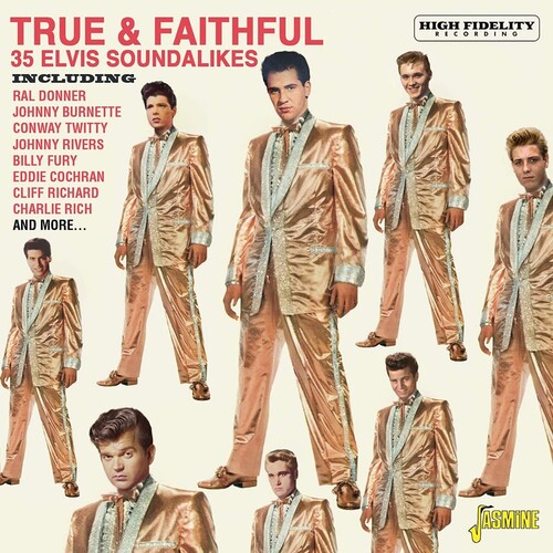 True & Faithful: Elvis Soundalikes / Various - True & Faithful: Elvis Soundalikes / Various (Uk) vinyl record cover