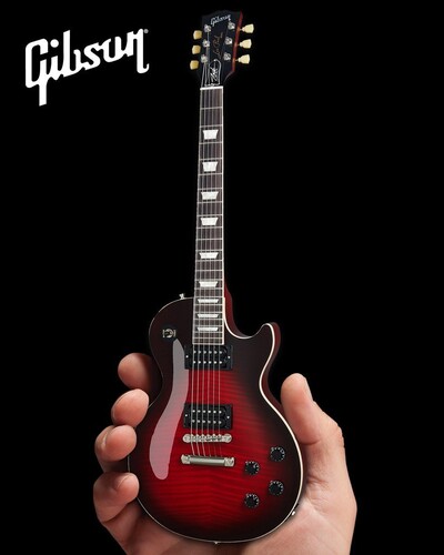 SLASH GUNS N ROSES VERMILLION LES PAUL MINI GUITAR|alliance entertainment