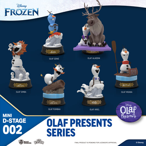 FROZEN MINI DIORAMA STAGE 002 OLAF PRESENTS 6PC BM