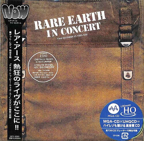 Rare Earth - In Concert - MQA x UHQCD - Paper Sleeve