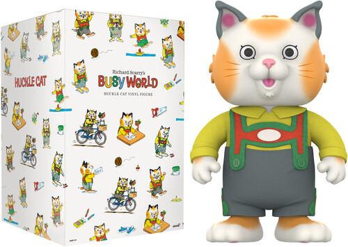 RICHARD SCARRY SUPERSIZE VINYL FIGURE - HUCKLE CAT