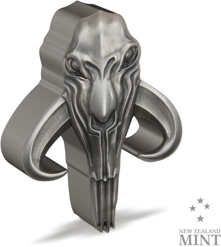 MANDALORIAN - MYTHOSAUR 2OZ SILVER SHAPED COIN