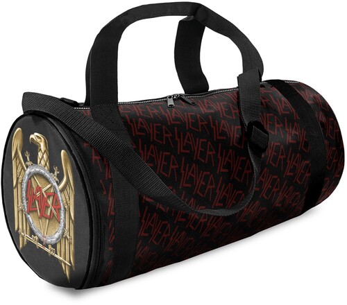 Rocksax - Slayer - Golden Eagle Logo - Duffle Bag with Strap (Black)