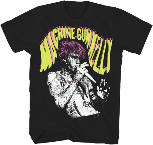 MGK - Singing Photo T-Shirt -  Large Black 33981073A3