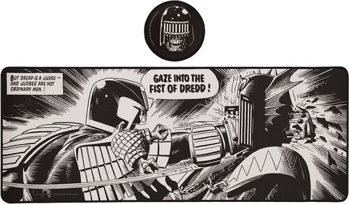 2000 AD - XL Desk Pad and Coaster Set - Judge Dredd