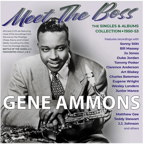 Gene Ammons - Meet The Boss: The Singles & Albums Collection vinyl record cover