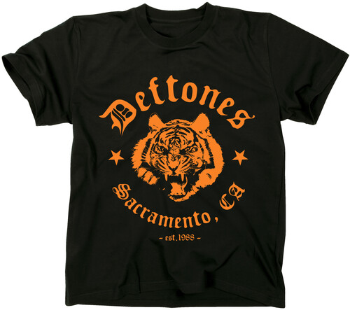 Deftones - Tiger - T-Shirt - Small (Black)