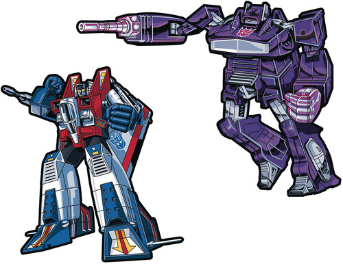 Icon Heroes - Transformers Shockwave X Starscream Retro Pin Set