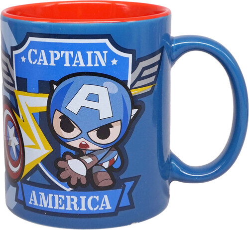 Marvel Mini Heroes Captain America Mug (11 Oz) - Marvel Mini Heroes Captain America Mug (11 Oz)