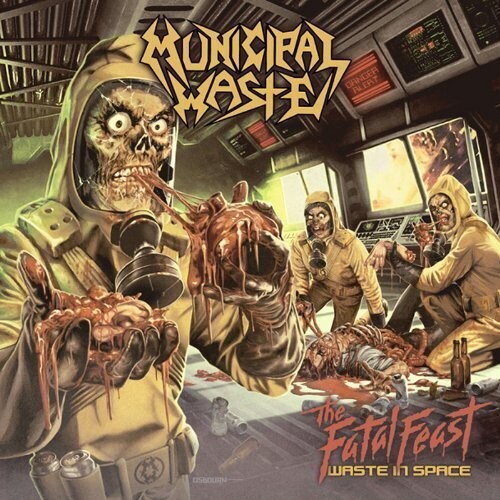 Municipal Waste - The Fatal Feast - Orange & Yellow Splatter