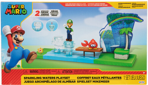 NINTENDO MARIO 2-1/ 2IN SPARKLING WATERS PLAYSET CS