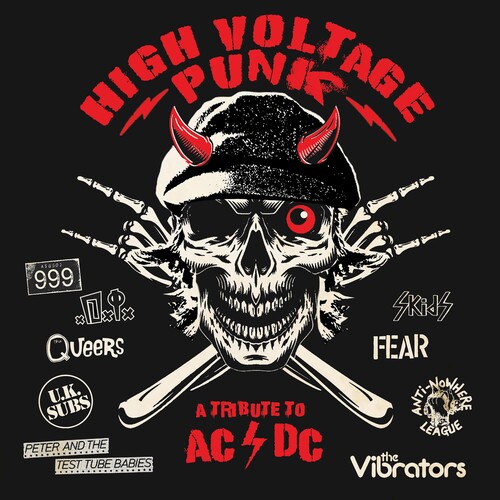 A Punk Tribute To Ac/ dc (Various Artists) - RED/ BLACK SPLATTER