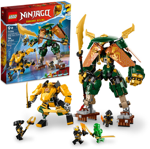 LEGO NINJAGO LLOYD AND ARINS NINJA TEAM MECHS