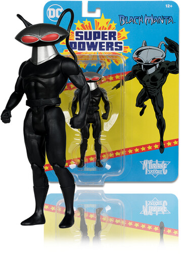 SUPER POWERS 5IN FIG WV8 BLACK MANTA (BLACK SUIT)