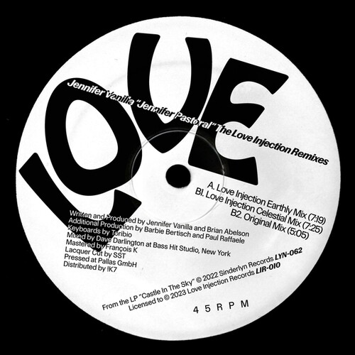 Jennifer Pastoral (Love Injection Remixes) (Uk)