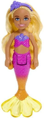 BARBIE FAIRYTALE CHELSEA MERMAID BLONDE HAIR