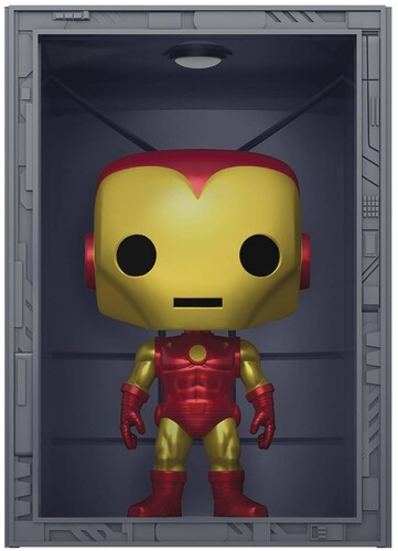 Funko Marvel Iron Man Hall of Armor Mdl. 4 Dlx. Pop! Figure - PX Exclusive