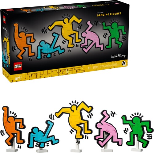 ART KEITH HARING DANCING FIGURES
