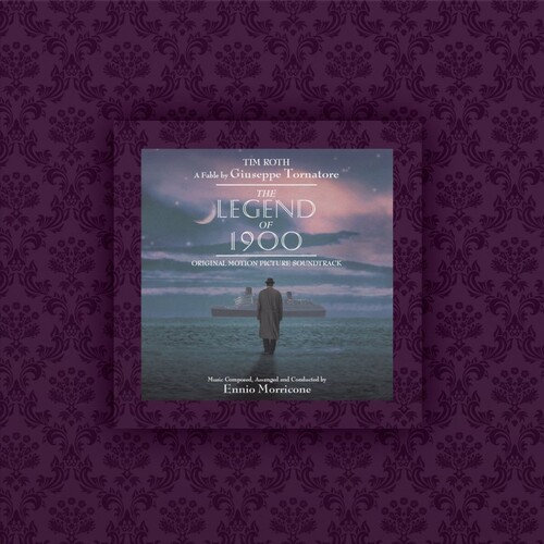 Ennio Morricone (Blk) (Colv) (Gol) (Ogv) (Aniv) - Legend Of 1900 - O.S.T. (Blk) vinyl record cover