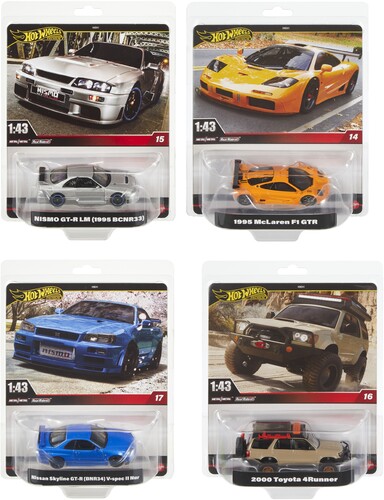 Mattel - Hot Wheels Premium 1:43 6-Piece F Assortment