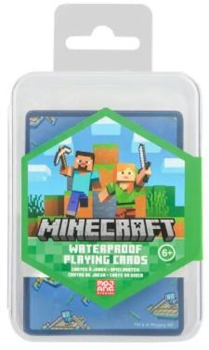 MINECRAFT WATERPROOF PLAYING CARDS