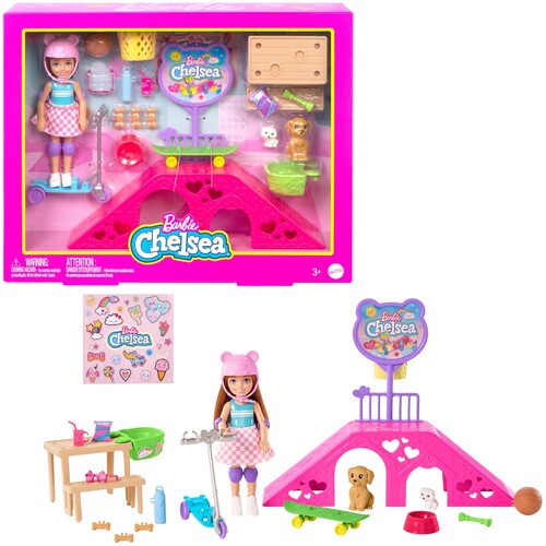 BARBIE CHELSEA SKATE PARK PLAYSET