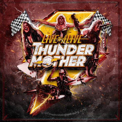 Thundermother - Live'n'alive (yellow Vinyl/2lp) vinyl record cover