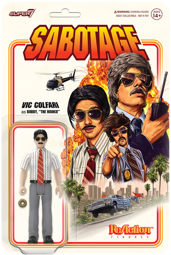 Reaction Figures - Beastie Boys Reaction W1 - Sabotage - Vic Colfari vinyl record cover