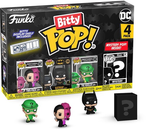 BITTY POP BATMAN TWO FACE 4 PACK 85TH ANNIVERSARY