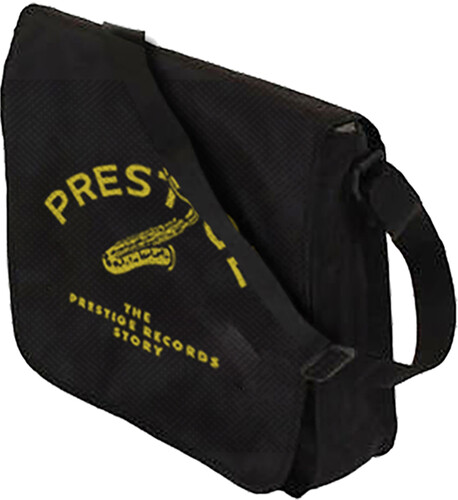 Rocksax - Prestige Records - Logo - Flap Top Messenger Bag (Black)