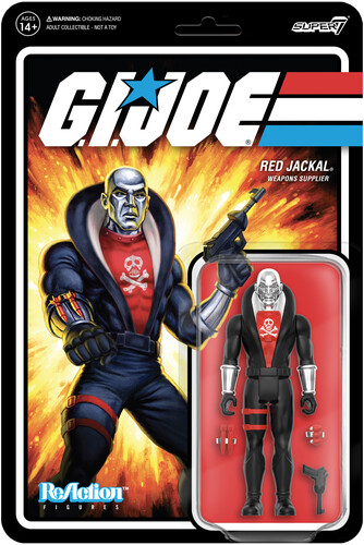 G.I. JOE REACTION WAVE 8 - RED JACKAL (VAC METAL)