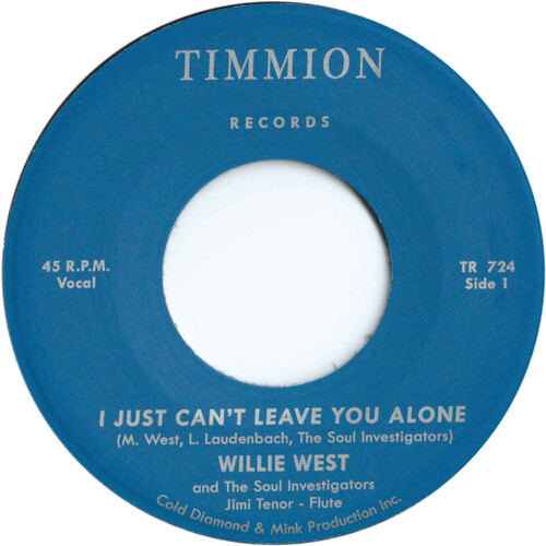 Just Can't Leave You Alone/  Just Can't Leave You Alone (Instrumental)