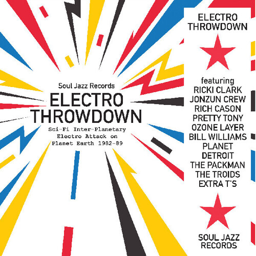 Electro Throwdown Sci-fi Inter-planetary Electro Attack on Planet    Earth 1982-89