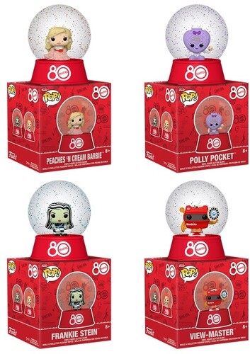 MINI SNOW GLOBES RETRO TOY ONE RANDOM MINI SNOW