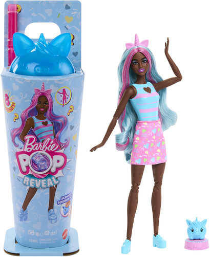 BARBIE POP REVEAL SCENTED UNICORN FASHION DOLL