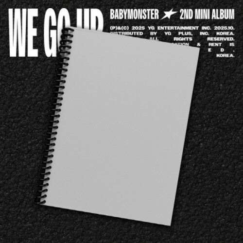 Babymonster - We Go Up - Go Version - incl. 72pg Photobook, Folded Poster, 6 Selfie Photocard, Boomark + Logo Stickers