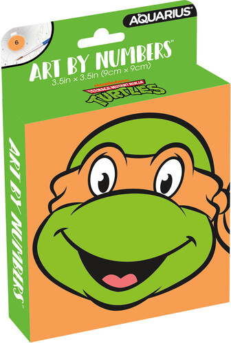 TMNT MICHAELANGELO MICRO ART BY NUMBERS