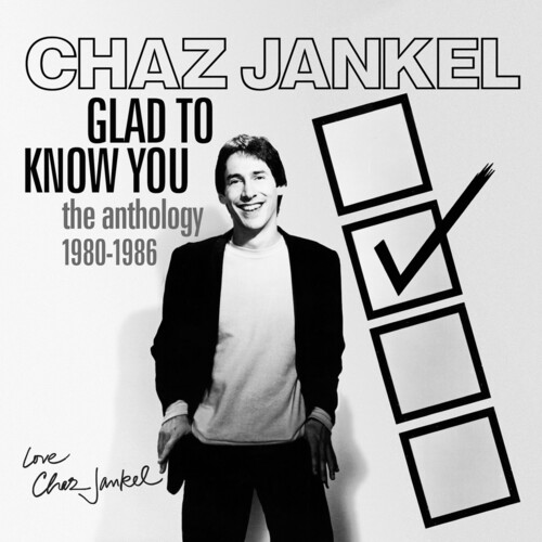 Chaz Jankel - Glad To Know You: Anthology 1980-1986 vinyl record cover