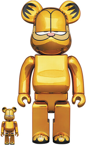 garfield chrome bearbrick