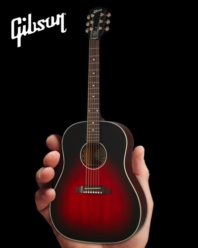 Slash Gibson J-45 Ltd Edition Vermillion Burst 10 Inch Miniature Acoustic Guitar
