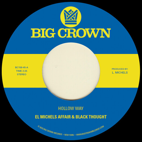 El Michels Affair & Black Thought - Hollow Way B/W I'm Still Somehow