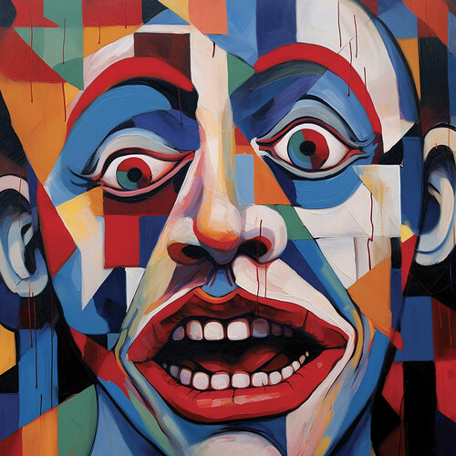 Boxing The Clown - Blue