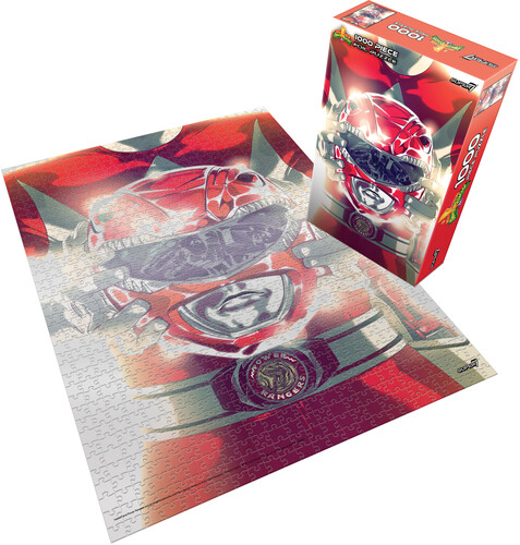 MIGHTY MORPHIN POWER RANGER RED RANGER FOIL PUZZLE