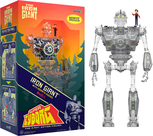 IRON GIANT SUPER CYBORG - IRON GIANT (CLEAR)
