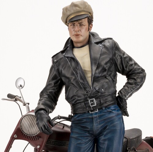 MARLON BRANDO W/ BIKE OLD&RARE 1:6 RESIN