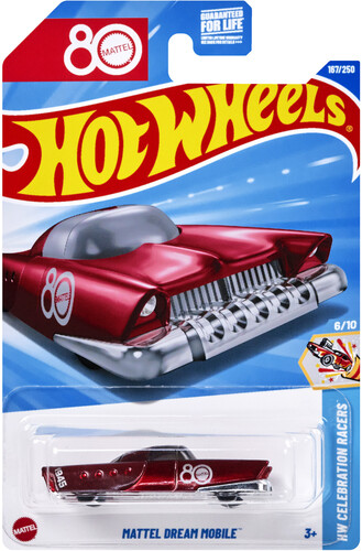 HOT WHEELS BASIC CAR MATTEL 80TH ANNIVERSARY