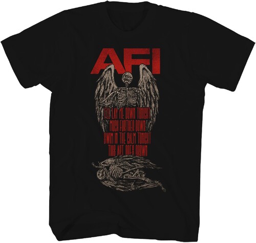AFI DOWN SKELETON TSHIRT SHRT SLV 3XL TS0002AFIA6